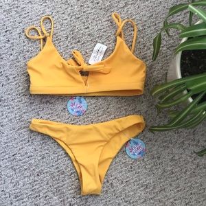 MAHKAI🌸Yellow Bikini